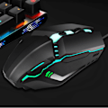 Miniatyrbillede 6 af 7: HXSJ S200 Gaming Mus 4-knaps kablet lysende farverig ergonomisk til XP / Vista / OS X