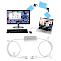 Miniatyrbillede 7 af 7: USB3.0 Data Copy Line PC til PC Dataoverførsel Synkroniseringskabel til U3 KM Suite til Windows/Mac