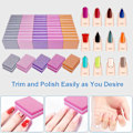 Miniatyrbild 2 av 7: Nagelbuffertar (50-pack), Mini Buffer Block Nagelfil för Akrylnaglar och Naturliga Naglar, 100/180 Grit Nagelbuffer Block Bulk Buffning