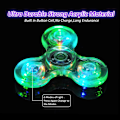 Miniatyrbillede 2 af 8: Fidget Spinner, 5-pak LED Light Up Fidget Spinner - Finger Toy Hand Fidget Spinner - Fødselsdagsgave, Belønning til Studerende, Hold Fokus, Stressaflastning (5-pak)