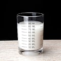 Miniatyrbillede 4 af 5: Shotglas Målkop 3 Ounce/90ml Flydende Tungt Højt Espressoglas 2 Stk ( Sort 90ml 2stk)