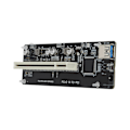 Miniatyrbild 3 av 7: PCIE till 2-portars PCI-expansionskortsadapterchip för övervakningsvideoinspelningskontroll
