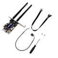 Pikkukuva 2 / 7: AX3000 WiFi 6 PCIe -kortti 2,4 GHz 5,8 GHz Bluetooth 5.2 OFDMA MU MIMO -tuki Älykäs sovelluksen etäohjaus PCIE langaton verkkokortti