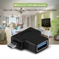 Miniatyrbillede 2 af 7: Mini 2 i 1 Micro USb   USB 3.1 Type C Han til USB 3.0 Hun OTG Konverter Adapter