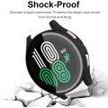 Miniatyrbilde 3 av 5: For Kompatibel Samsung Galaxy Watch 4 44mm Etui Herdet Glass Skjermbeskytter Hard Matte PC Beskyttende Ramme Riperesistanse Full Dekning Galax