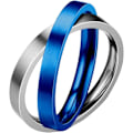 Miniatyrbillede 1 af 4: 2 stk. Angst Ring til Kvinder Mænds Fidget Ring DIY Rustfrit Stål Udskiftelig Roterende Måne Stjerne Bånd Spinner-Ring -10