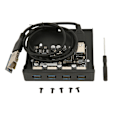 Miniatyrbild 3 av 7: PCIE till USB 3.0 PC Front Panel 4 portar 5 Gbps PCIE USB-adapter Stödjer Hot Swap 3,5 tum USB3.0 Frontpanel för Windows