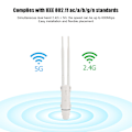 Miniatyrbild 7 av 7: Trådlös Wifi Extender Hög Effekt Utomhus AP Repeater AC600 Dual Band 2.4G 5G
