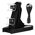 Miniatyrbild 1 av 7: Spel Gamepad Bracket Dubbel Dock Laddare Laddningsstativ Tillbehör för PS5 Controller