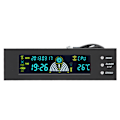 Miniatyrbilde 3 av 7: Datamaskin 3-vifters hastighetskontroll CPU/HDD/SYS temperaturkontroll LCD frontpanel 5.25in STW‑5023