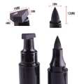 Miniatyrbilde 4 av 5: Eyeliner-stempel - 2 Eyeliner-penner for perfekt vingekatteøye-stempel Eyeliner Vanntett Smudge-proof, Langvarig sminke Flytende Eyeliner
