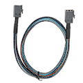 Miniatyrbild 3 av 7: Adapterkabel Data Cord SFF-8643 till SFF8643 H0106 Server Inbyggd Mini SAS HD36P Nylon Flätad (0,5 meter)