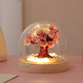 Miniatyrbillede 1 af 5: DIY Håndlavet Sakura Natlys Kreativ Atmosfærisk Lys Soveværelse Varmt Dekoration Pynt Gave til Venner Drenge