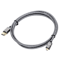 Miniatyrbillede 3 af 7: Micro-kabel konvertering HDMI til HDMI HD-video flettet net computerforbindelsestilbehør 1 meter