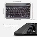 Pikkukuva 6 / 7: Ladattava Bluetooth-näppäimistö ja hiiri -yhdistelmä, ultraohut kannettava kompakti langaton hiiri-näppäimistösetti Android Windows -tabletille