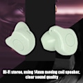 Pikkukuva 7 / 7: SABBAT X12 Pro Langattomat Bluetooth-kuulokkeet In-ear-kuulokkeet sisäänrakennetulla mikrofonilla Vihreä