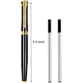 Miniatyrbild 2 av 7: Kulampenna med presentask, lyxig skrivp penna med 2 extra svarta bläckpatroner Executive Pens Linjebredd 0,5 mm Business Pen Fancy Pen set