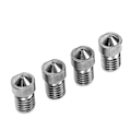 Miniatyrbillede 7 af 7: 4 stk. printerdyser med høj temperatur korrosionsbestandighed printerdele til løsning af forbrugsmateriale lækage problem1.75/0.4mm