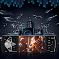 Pikkukuva 5 / 7: HD 4.1 tuuman auton stereot Bluetooth-radio MP5 etu- ja takakameran soitin -4022D