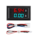 Miniatyrbild 1 av 7: 0-100V 0-10A Mini Dubbla Färger LCD Digital Voltmeter Ammeter Volt Ström Amp Tester
