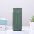 Miniatyrbilde 2 av 7: JUSTUP Mini Vannflasker Gjenbrukbar Vakuum Rustfritt Stål Isolerte Små Termos Holder Melk Kakao Te Varm Svettetett Kaffe Kolbe for Håndveske eller L