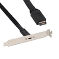 Miniatyrbillede 3 af 7: Computer Case TypE E til TypE C Hun Adapter Konverter Kabel (30cm)