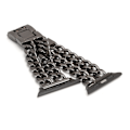 Miniatyrbillede 7 af 7: Metal Watch Band Sort Cowboy Style Udskiftningsrem Armbåndskæder til IOS Watch38mm/40mm