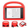 Pikkukuva 7 / 7: EVA-iskunkestävä pehmeä lasten suojakotelo Amazon Kindle Fire 7 2017/2015 (punainen)