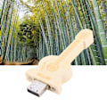 Miniatyrbillede 4 af 7: Træguitarformet Flashdrev Opbevaring USB 2.0 U Disk Memory Stick Til PC(8G)