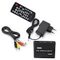 Pikkukuva 1 / 7: 110-240V Full HD Mini Box Media Player 1080P Media Player Box Tukee USB MMC RMVB MP3 AVI MKV