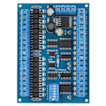 Miniatyrbild 1 av 7: DC 6.5‑30V 16 ingångar 16 utgångar expansionskort multifunktionell RS485 fjärrkontrollbrytare PLC IO-modul