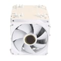 Miniatyrbillede 2 af 7: 9CM CPU-køler Dobbelt tårn 6 kobbervarmerør Dobbelt CPU luftkøler Stille computer CPU-køleventilatorer med beslag til Intel