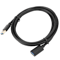 Miniatyrbilde 6 av 7: USB3.0 hann til hun forlengelseskabel 5Gbps høyhastighets gullbelagt pluggkabel (1,8 m)