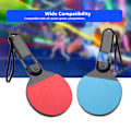 Miniatyrbild 6 av 7: 2 st racket för pingisbordtennisracket bärbar racket sportracket