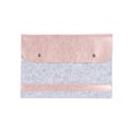Miniatyrbild 1 av 7: Laptopfodral Väska Dubbelskikts Flip Typ Notebook Dator Skyddande Foder Väska för MacBook Pro(Rose Gold )