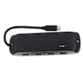 Miniatyrbillede 5 af 7: 8 i 1 Dockingstation Multifunktion 4K30Hz HD Multiport USB 100M Netværksport USB C Hub Adapter Navy Blue