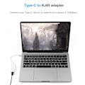 Pikkukuva 3 / 7: USB 3.1 Type C - RJ45 100Mbps Ethernet LAN -verkkoadapteri MacBook USB-C -kannettavalle