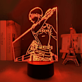 Miniatyrbillede 1 af 7: Attack On Titan til børneværelset - Natlampe med 3D-effekt - Anime 3D Optisk Illusion Natlys PXJD
