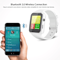 Miniatyrbild 5 av 7: Klocka, Bluetooth-klocka, Smart Bluetooth-klocka, Bluetooth-klocka Android, Klocka med kamera Vit