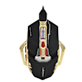 Miniatyrbilde 5 av 7: LUOM LM-x6 3200 DPI USB kablet 8 programmerbare knapper spillmus mus svart
