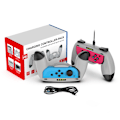Miniatyrbild 9 av 9: Swtich Joycon-grepp kompatibel med Nintendo Switch & Switch OLED Joy-Con-kontroller, ergonomiska komfortgrepp för Switch-laddning, slitstarka