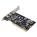 Miniatyrbild 1 av 7: PCI 3-port Firewire 800 1394 b/a (2B1A) Videokort 800mbps Controllerkort Adapter