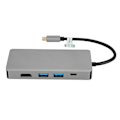 Miniatyrbillede 2 af 7: Aluminium Type C 5-i-1 dockingstation med HDMI dobbelt skærm til iphone Mac Book / Huawei Mate Book