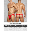 Miniatyrbild 7 av 7: Herr Athletic Supporter Stretch Underwear Mesh Jock Strap Multipack Red M