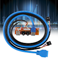 Miniatyrbilde 4 av 7: Datamaskin Chassis Case Front Panel Audio Interface Panel USB3.0/2.0 med Kabel