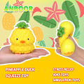 Miniatyrbillede 3 af 6: Squishies Strækbar Ananas Legetøj, Simulation Ananas And Klemme Legetøj Angstlindring, Squishys Fidget Nyheds Legetøj til Børn Voksne