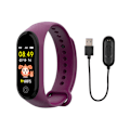Miniatyrbillede 1 af 7: RD05 IPS Højopløselig Fuld Farve Display Bluetooth4.0 Smart Armbånd Band Monitor Information Pushpurple