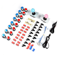 Miniatyrbild 2 av 7: Tillbehör för Arcade Zero Delay USB Encoder DIY Kit Set Spel USB-kabel LED-knapp