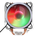 Miniatyrbillede 3 af 7: 12cm 3Pin Computer PC Køling Heatsink Fan CPU Køler Led Køler Fan med 4 Kobberrør
