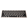 Miniatyrbilde 7 av 7: Bluetooth trådløs kablet tastatur berøringsplate oppladbar for IOS Android Windows svart